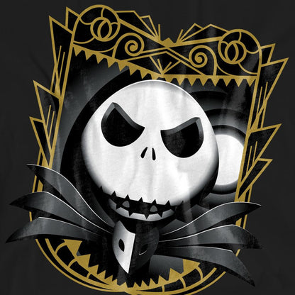 Black - Pack Shot - The Nightmare Before Christmas Unisex Adult Jack Skellington Shaded T-Shirt