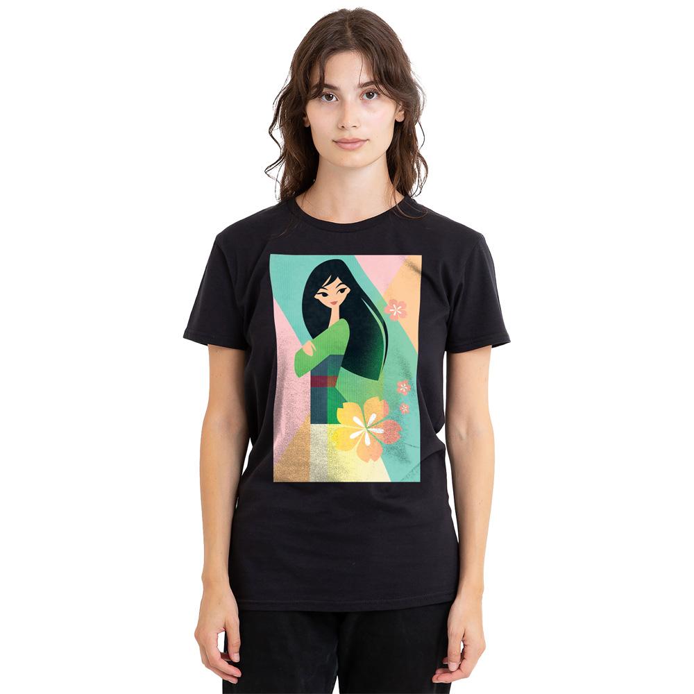 Black - Side - Mulan Unisex Adult Sketch T-Shirt