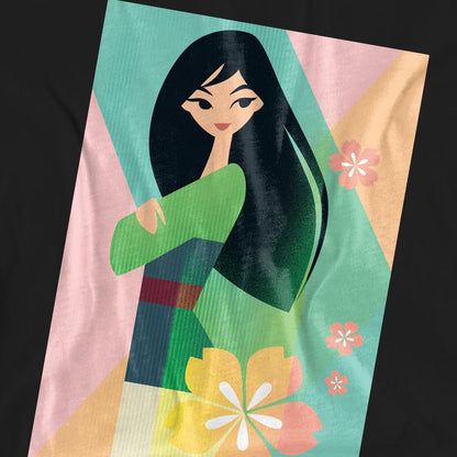 Black - Pack Shot - Mulan Unisex Adult Sketch T-Shirt
