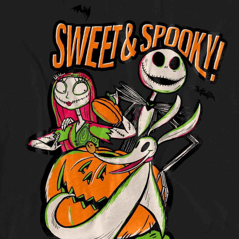 Black - Pack Shot - The Nightmare Before Christmas Unisex Adult Scary T-Shirt