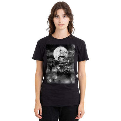 Black - Side - The Nightmare Before Christmas Unisex Adult Jack Oogie Boogie T-Shirt