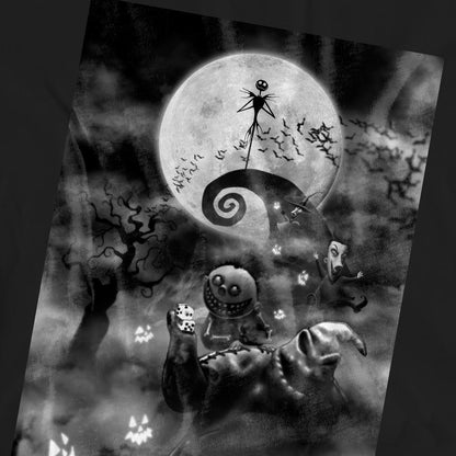 Black - Pack Shot - The Nightmare Before Christmas Unisex Adult Jack Oogie Boogie T-Shirt