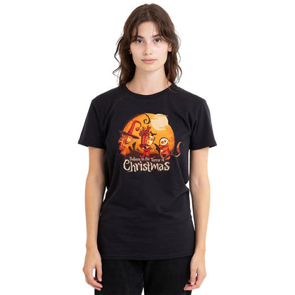 Black - Side - The Nightmare Before Christmas Unisex Adult Believe In The Terror T-Shirt