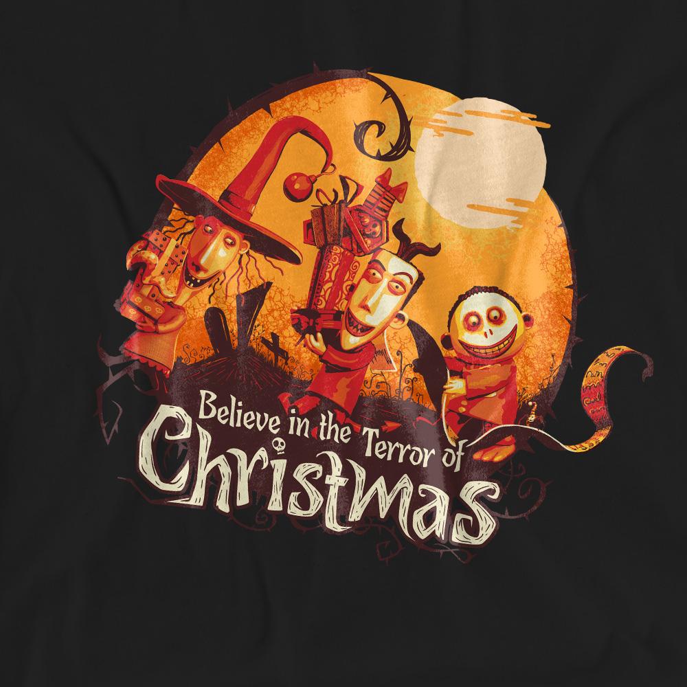 Black - Pack Shot - The Nightmare Before Christmas Unisex Adult Believe In The Terror T-Shirt