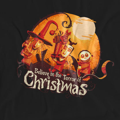 Black - Pack Shot - The Nightmare Before Christmas Unisex Adult Believe In The Terror T-Shirt