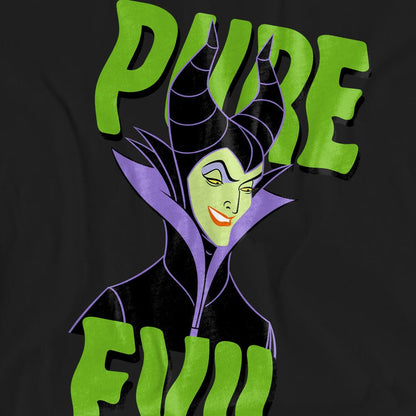 Black - Pack Shot - Disney Villains Unisex Adult Pure Evil T-Shirt