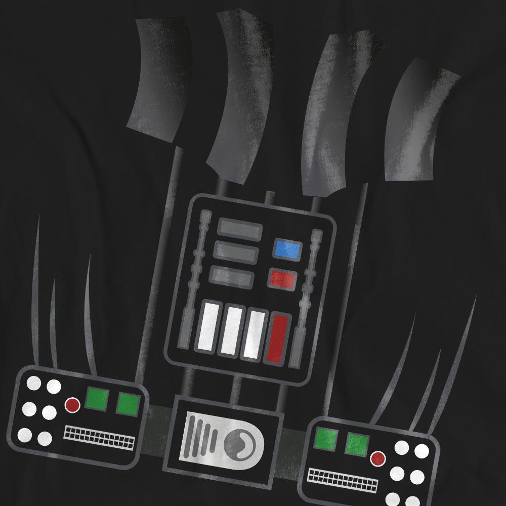 Black - Pack Shot - Star Wars Unisex Adult Darth Vader Costume T-Shirt
