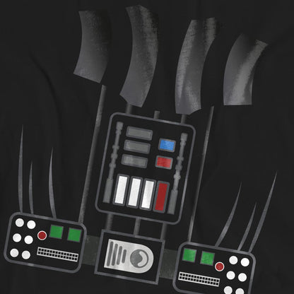 Black - Pack Shot - Star Wars Unisex Adult Darth Vader Costume T-Shirt
