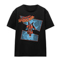 Black - Front - Spider-Man Unisex Adult Spidey Senses Tingling T-Shirt