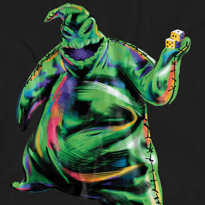 Black - Pack Shot - The Nightmare Before Christmas Unisex Adult Oogie Boogie Painted T-Shirt