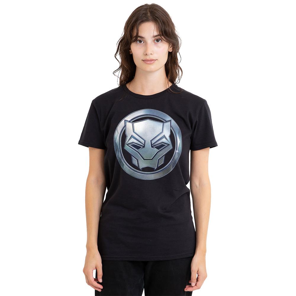 Black - Side - Black Panther: Wakanda Forever Unisex Adult Icon T-Shirt