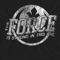 Black - Pack Shot - Star Wars Unisex Adult The Force Is Strong T-Shirt