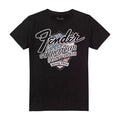 Black - Front - Fender Mens American Innovation 1946 T-Shirt