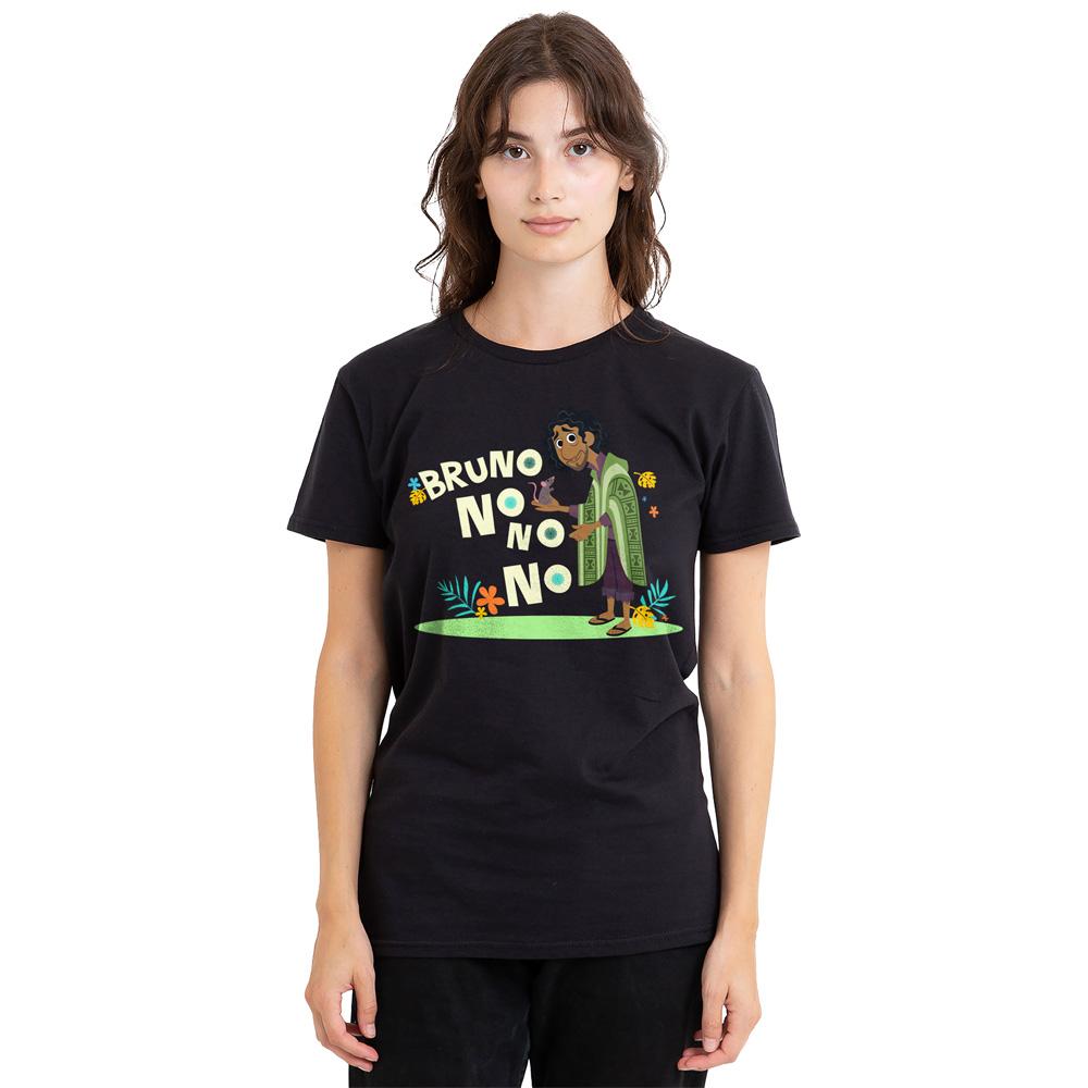 Black - Back - Encanto Unisex Adult No, No, No Bruno T-Shirt