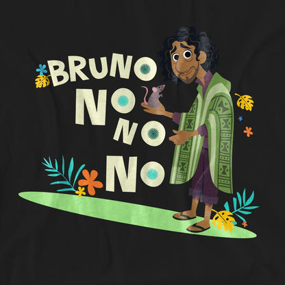 Black - Lifestyle - Encanto Unisex Adult No, No, No Bruno T-Shirt