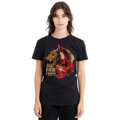 Black - Side - Disney Villains Unisex Adult Grant Me Power Jafar T-Shirt