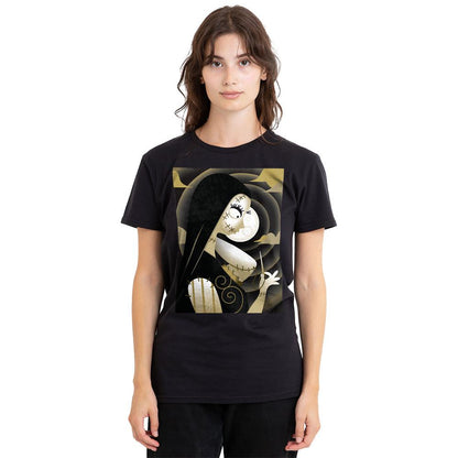 Black - Side - The Nightmare Before Christmas Unisex Adult Sally Shaded T-Shirt