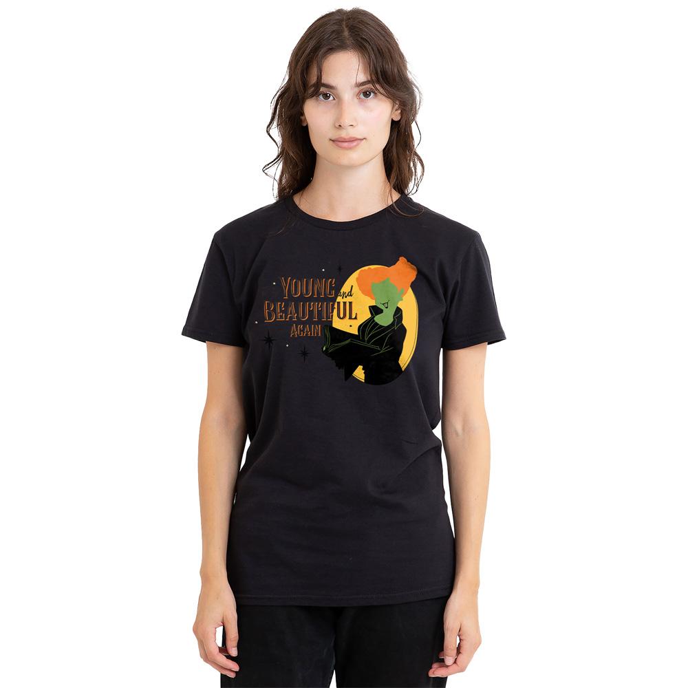 Black - Side - Hocus Pocus Unisex Adult Young And Beautiful Again Winifred T-Shirt