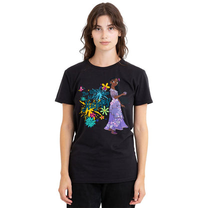 Black - Side - Encanto Unisex Adult Do What Makes You Happy Isabela T-Shirt