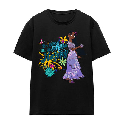Black - Front - Encanto Unisex Adult Do What Makes You Happy Isabela T-Shirt