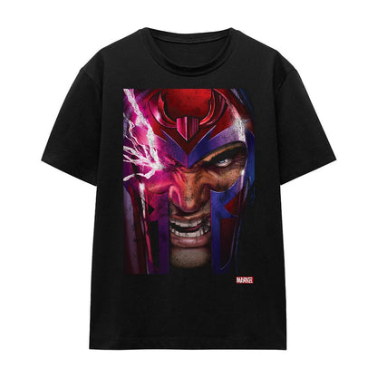 Black - Front - Marvel Unisex Adult X-Men Magneto Comic Cover T-Shirt