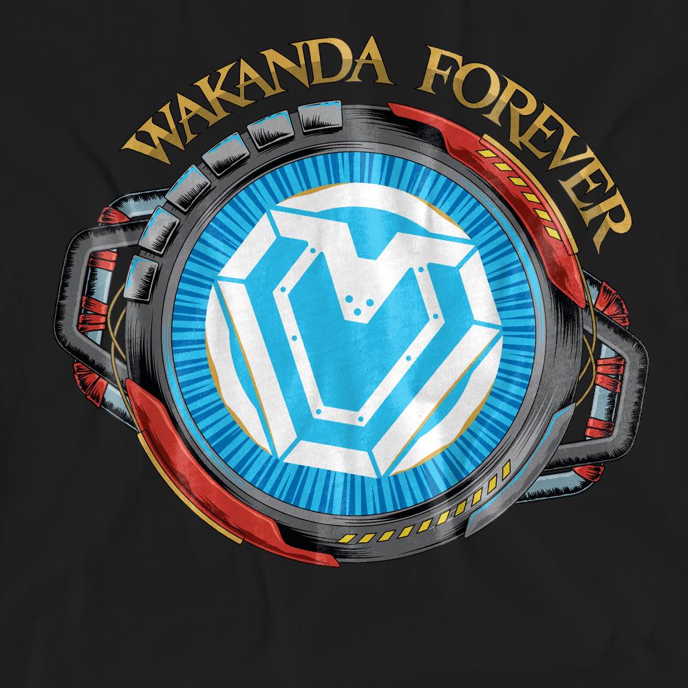 Black - Pack Shot - Black Panther: Wakanda Forever Unisex Adult Ironheart Reactor T-Shirt