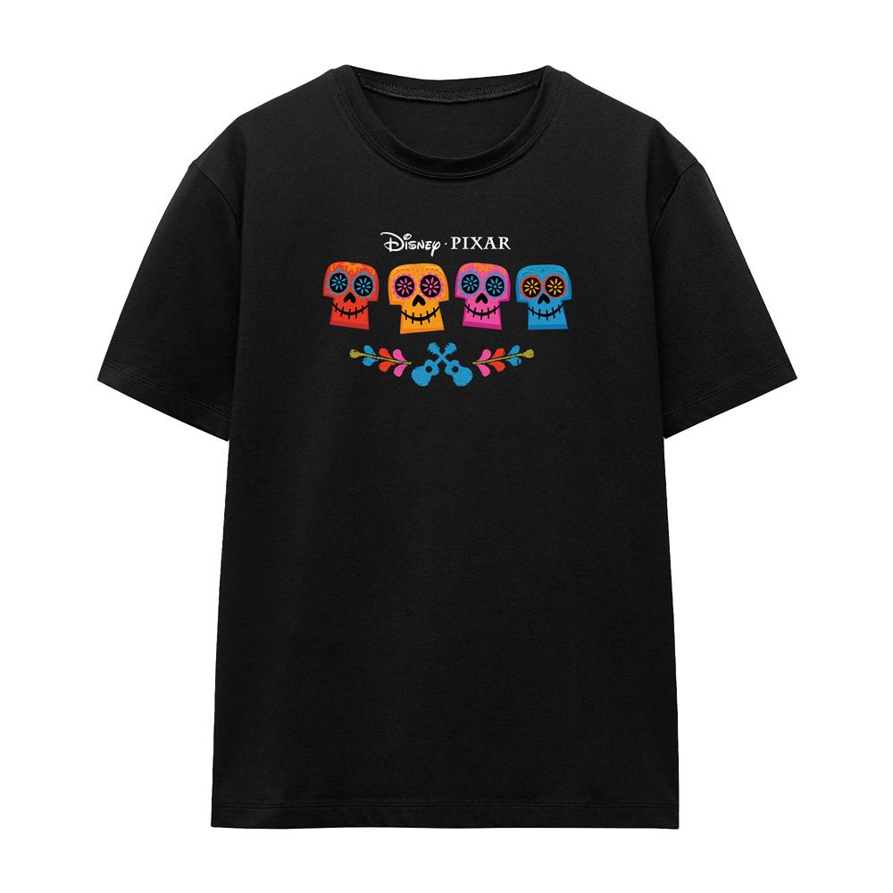 Black - Front - Coco Unisex Adult Colour Logo T-Shirt