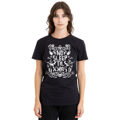 Black - Side - The Nightmare Before Christmas Unisex Adult No Sleep Till Xmas T-Shirt
