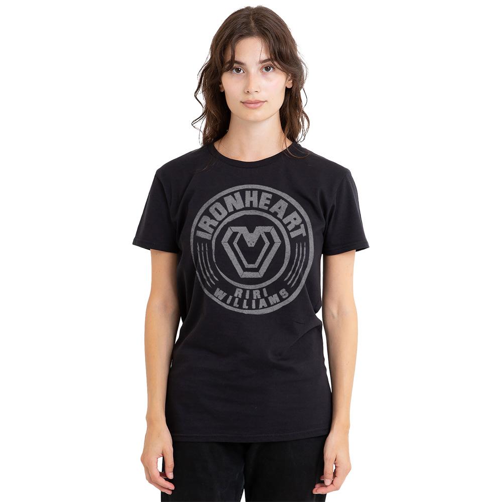 Black - Side - Black Panther: Wakanda Forever Unisex Adult Ironheart Riri Williams T-Shirt