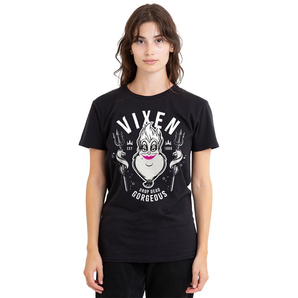 Black - Side - Disney Villains Unisex Adult Drop Dead Gorgeous Ursula T-Shirt
