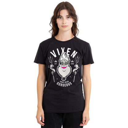 Black - Side - Disney Villains Unisex Adult Drop Dead Gorgeous Ursula T-Shirt