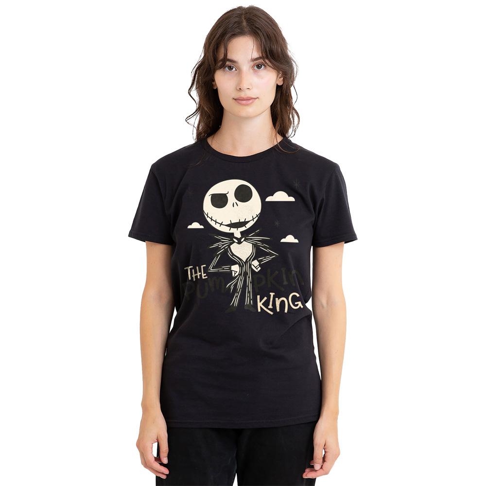 Black - Side - The Nightmare Before Christmas Unisex Adult Pumpkin King T-Shirt