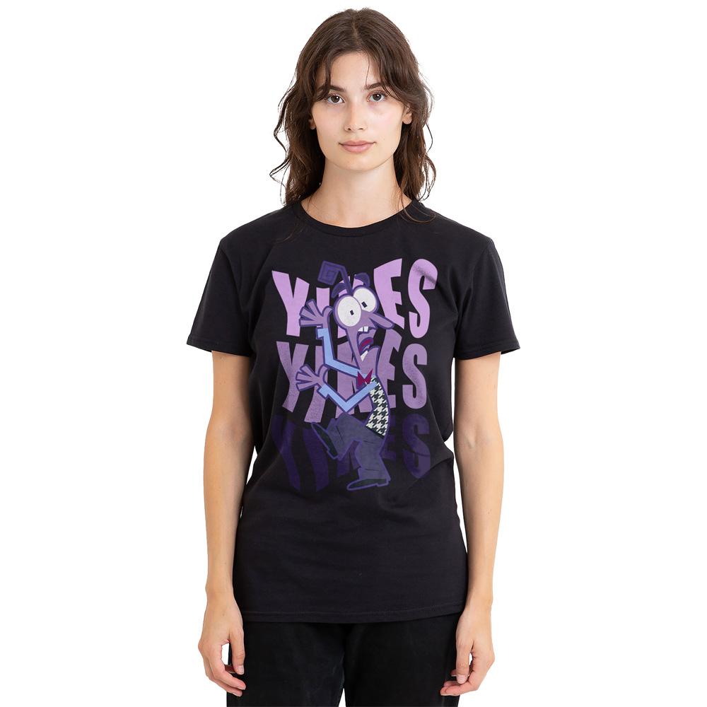 Black - Side - Inside Out 2 Unisex Adult Fear T-Shirt
