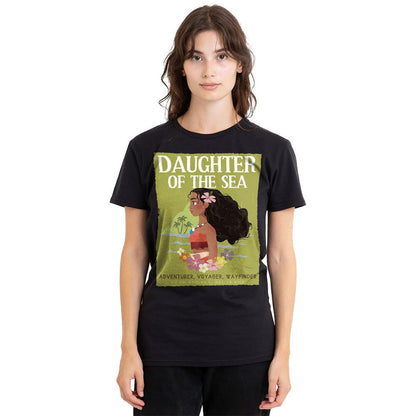Black - Side - Moana Unisex Adult Daughter Of The Sea T-Shirt