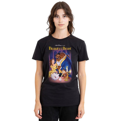 Black - Side - Beauty And The Beast Unisex Adult Cover T-Shirt