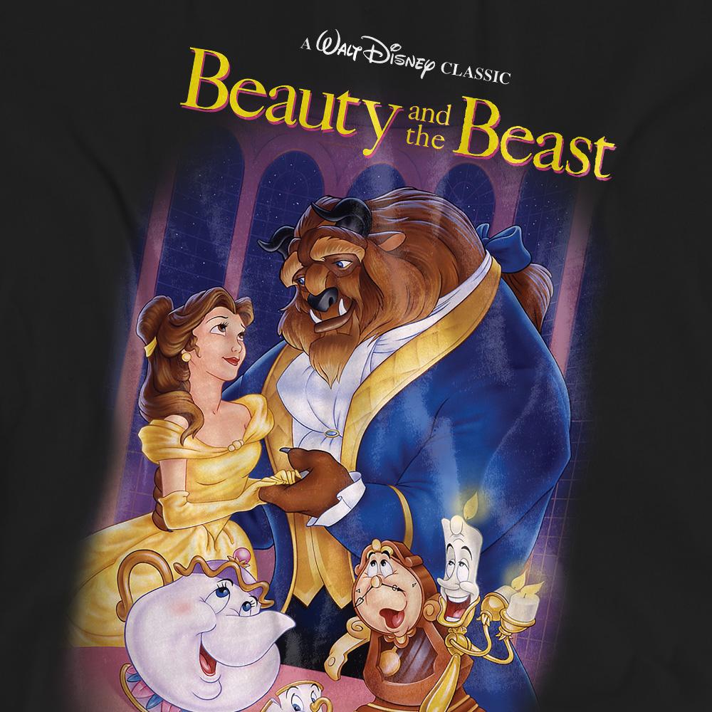 Black - Pack Shot - Beauty And The Beast Unisex Adult Cover T-Shirt