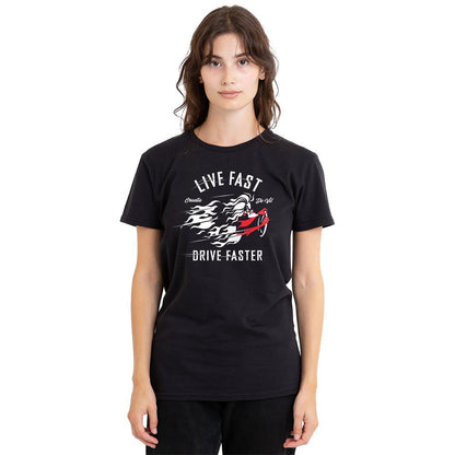 Black - Lifestyle - Disney Villains Unisex Adult Live Fast, Drive Faster Cruella De Vil T-Shirt