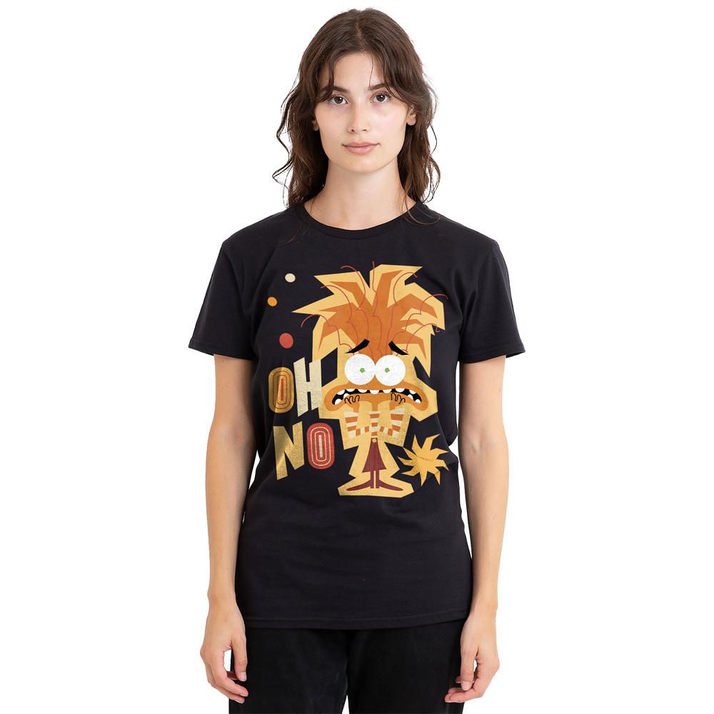 Black - Side - Inside Out 2 Unisex Adult Anxiety T-Shirt
