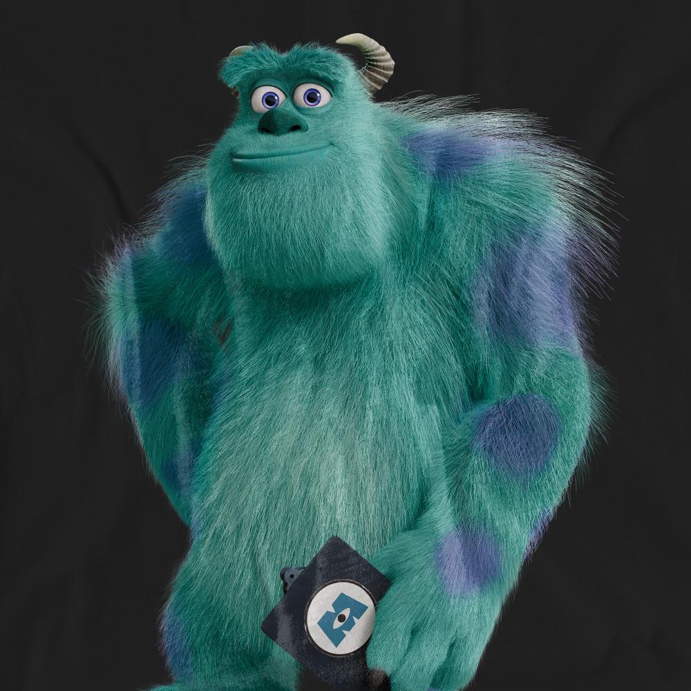Black - Side - Monsters at Work Unisex Adult Sulley T-Shirt