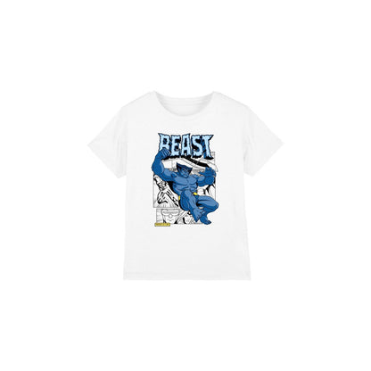 White - Front - Marvel Childrens-Kids X-Men Beast Comic T-Shirt