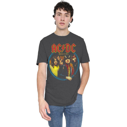 Charcoal - Pack Shot - AC-DC Unisex Adult Highway To Hell T-Shirt