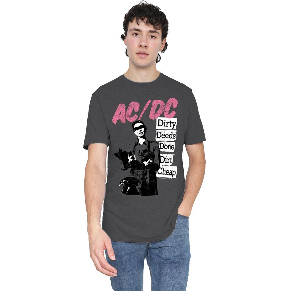 Charcoal - Lifestyle - AC-DC Unisex Adult Dirty Deeds T-Shirt