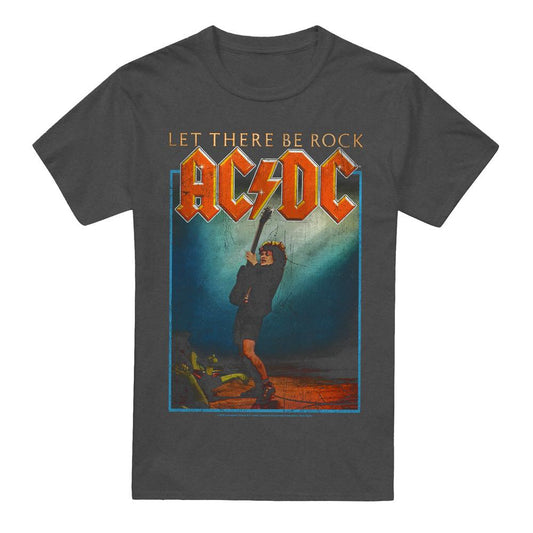 Charcoal - Front - AC-DC Unisex Adult Let There Be Rock T-Shirt