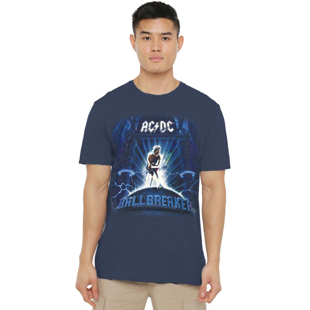 Navy - Lifestyle - AC-DC Unisex Adult Ballbreaker T-Shirt