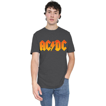 Charcoal - Lifestyle - AC-DC Unisex Adult Logo T-Shirt