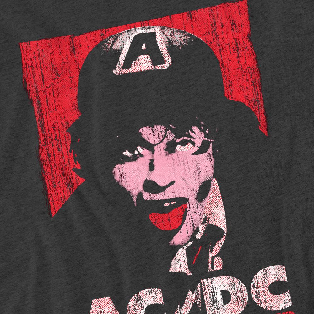 Charcoal - Pack Shot - AC-DC Unisex Adult High Voltage Live 1975 T-Shirt