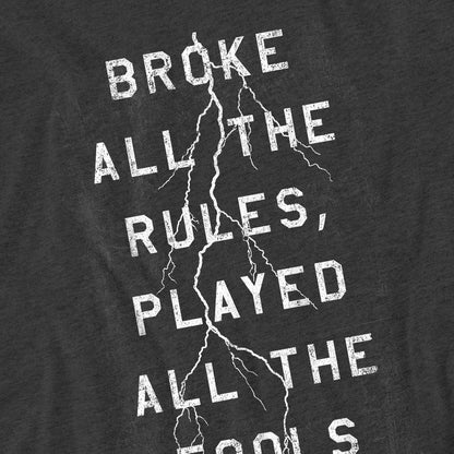 Charcoal - Pack Shot - AC-DC Unisex Adult Struck T-Shirt