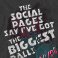 Charcoal - Pack Shot - AC-DC Unisex Adult Big Balls T-Shirt