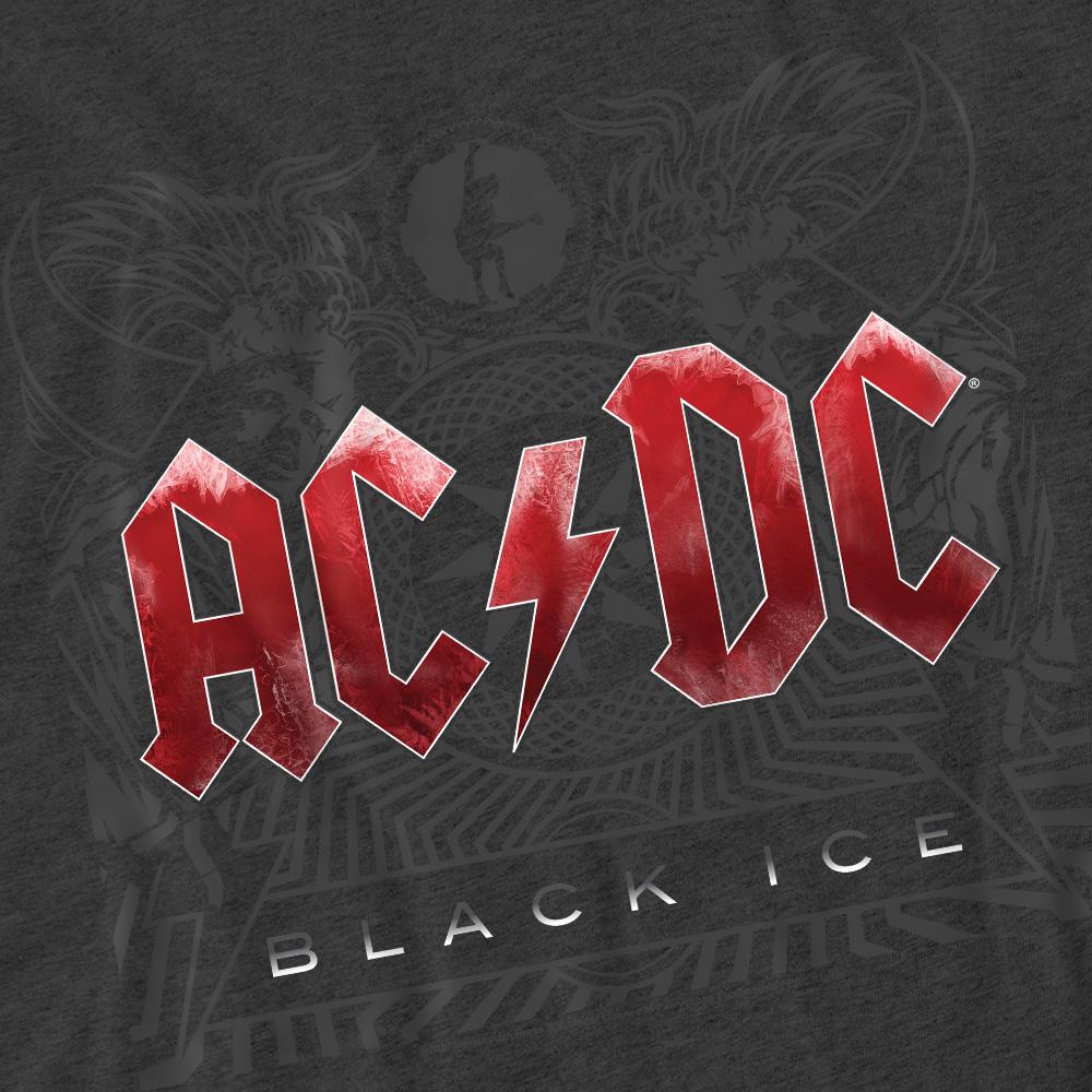 Charcoal - Pack Shot - AC-DC Unisex Adult Black Ice T-Shirt