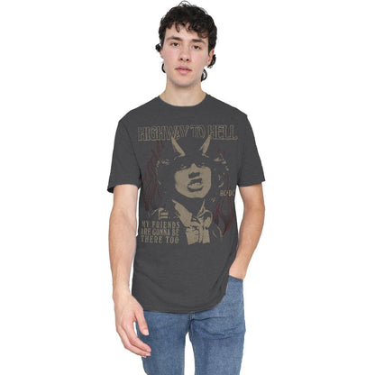 Charcoal - Lifestyle - AC-DC Unisex Adult My Friends T-Shirt